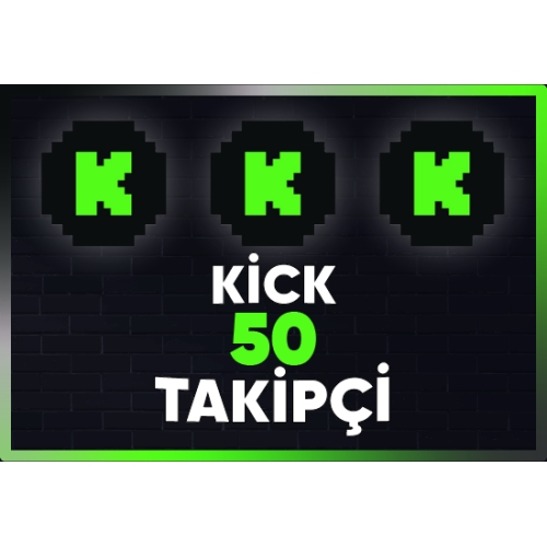  ⚡  GARANTİLİ  KİCK 50 TAKİPÇİ ⚡